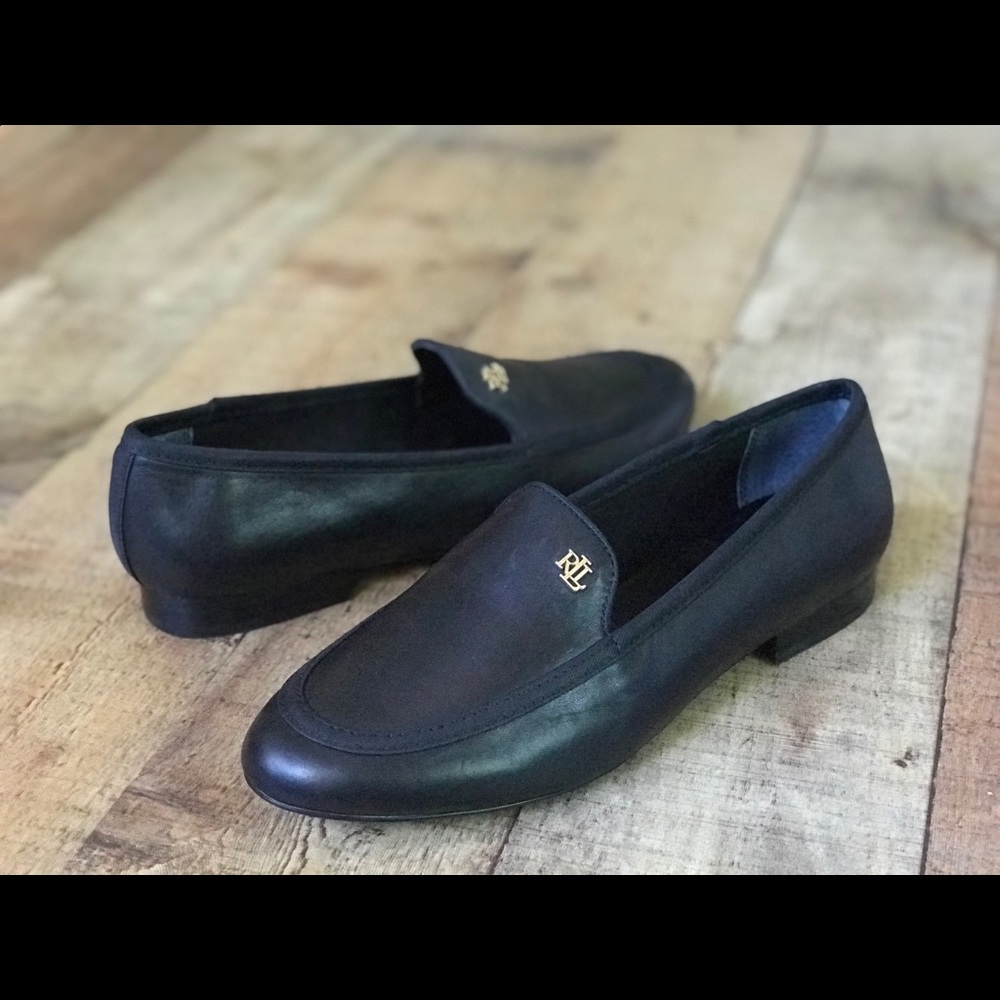 Lauren Ralph Lauren Black Loafers - Picture 4 of 8
